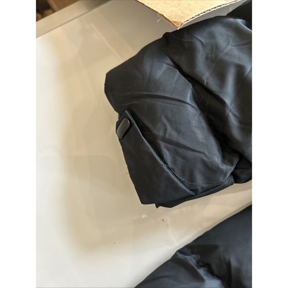 NWT Offside Men's Winter Warm Puffer Jacket Coat Long - Black - Extra Large - Picture 13 of 15